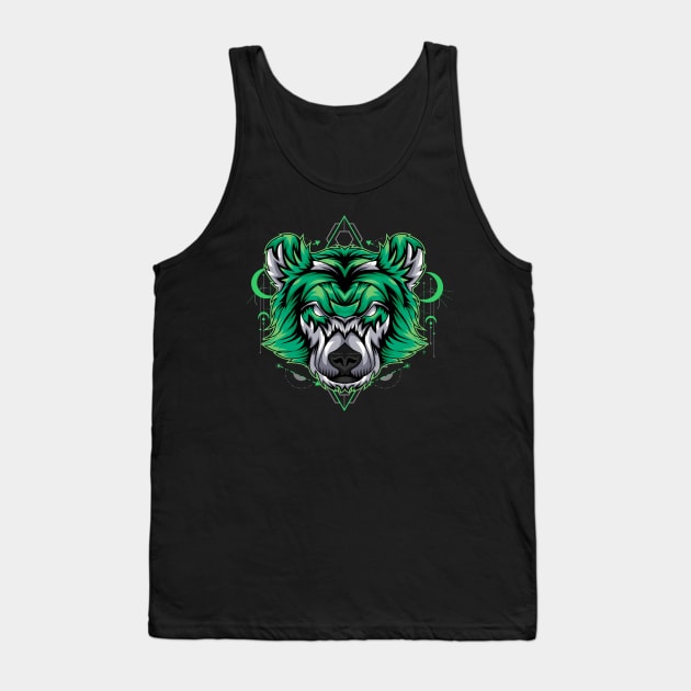 BEAR VINTAGE HOODIES Tank Top by SHINIGAMII